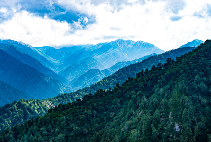 兵庫県養父市の寒暖差の大きい気候